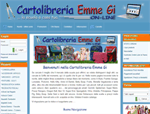 Tablet Screenshot of cartolibreriaemmegi.it